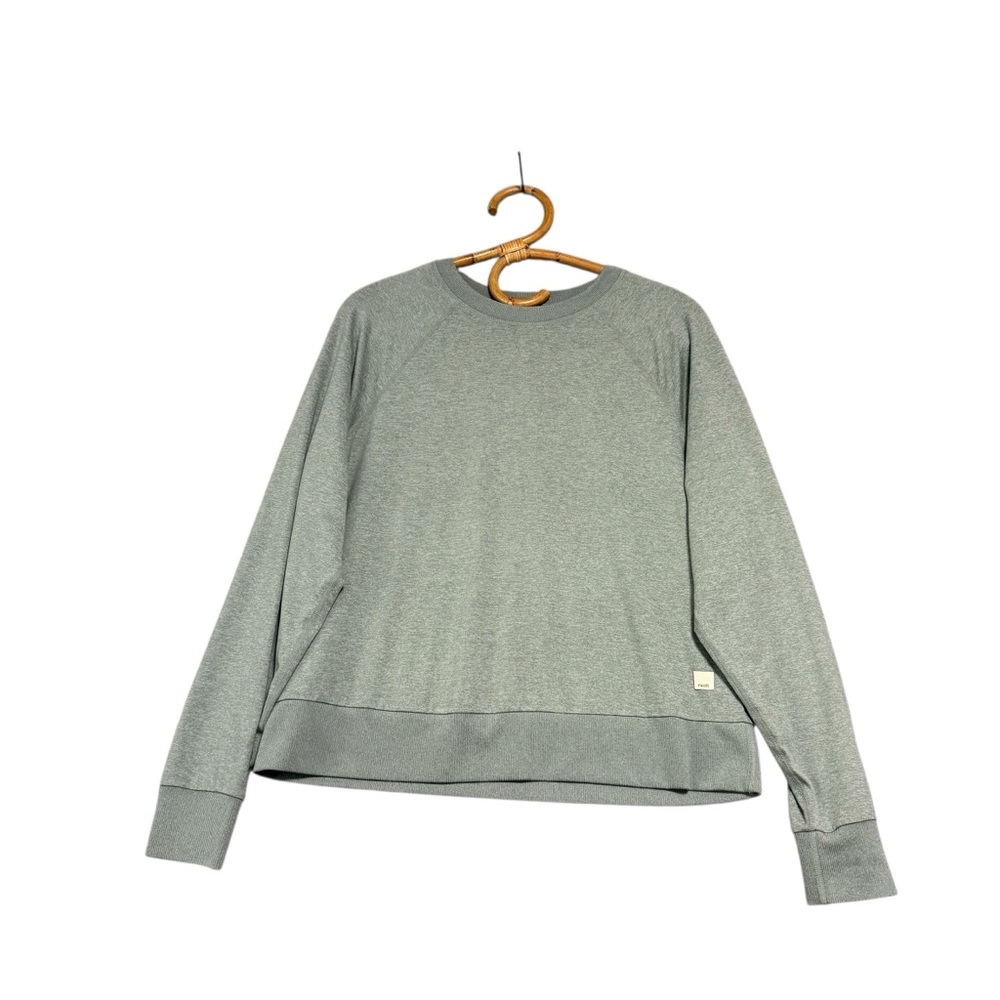 Vuori | Long Sleeve Halo Crew Blue Green Size S - Picture 2 of 12